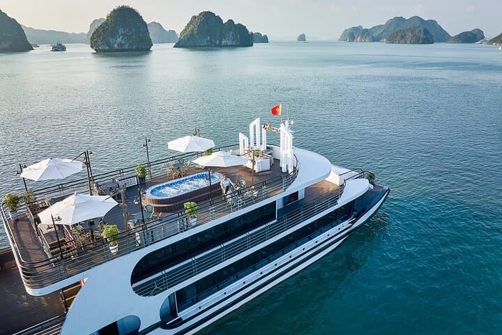 Halong Bay 1-Day Luxury Cruise to Titov Island & Surprising Cave photo 1