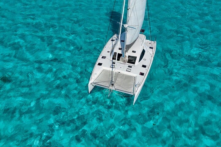 Private Cancun Catamaran Cruise with Open Bar & Snorkeling