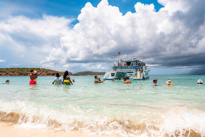 Full-Day Vieques Catamaran: Beaches & Snorkeling from Fajardo