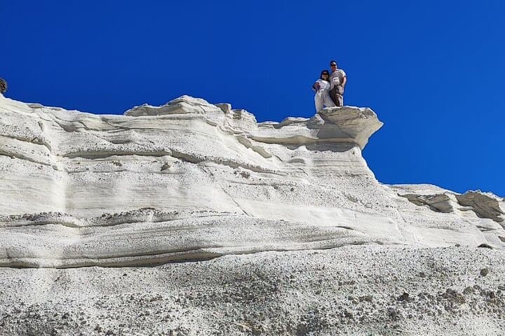 Milos Sunset Jeep Safari: Sarakiniko, Mandrakia & Secret Beach Picnic photo 3