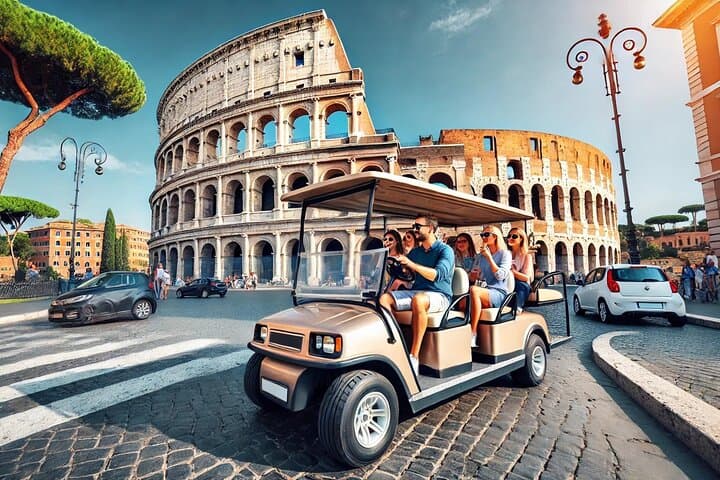Night Electric Golf Cart Tour of Rome's Highlights photo 3