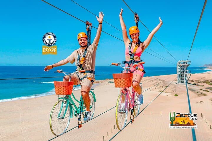 Guinness-Record Sky Bike in Los Cabos: Pedal Above Migriño Beach