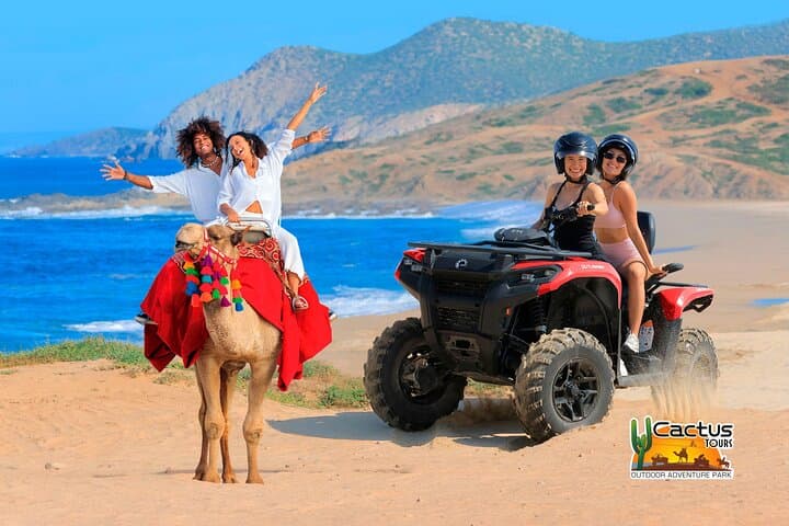 ATV and Camel Beach Combo in Cabo: Ride Dunes by Day, Camelback at Sunset