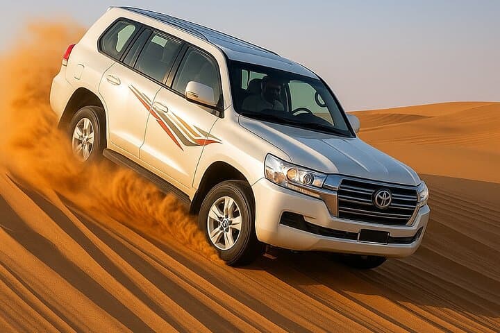 Red Dunes Desert Safari: Dubai Evening Dune Bashing & Bedouin Camp Experience
