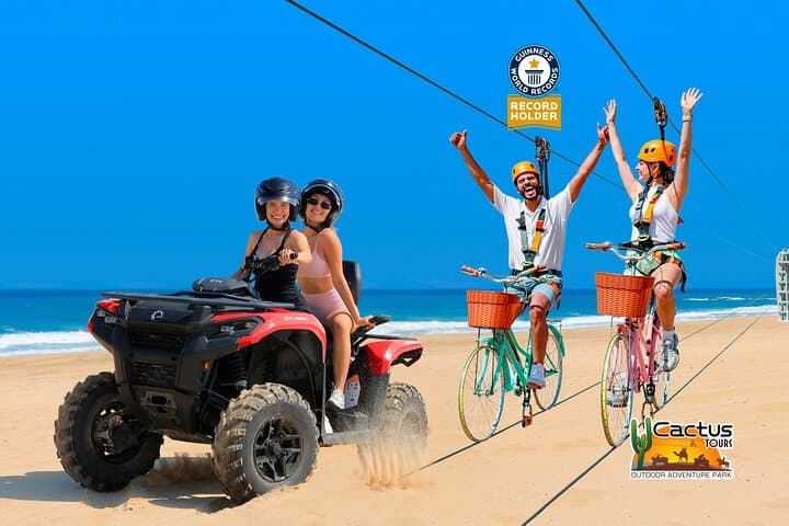 Cactus Premium Combo: Can-Am UTV & Sky Bike Adventure in Los Cabos