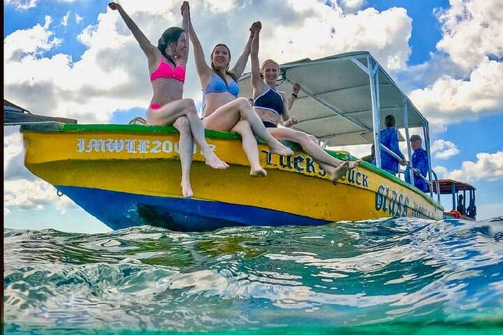 Negril Reef Snorkeling & Booby Cay Island: Glass-Bottom Boat Tour from Princess Grand