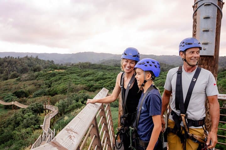 Oahu North Shore 8-Line Zipline at Keana Farms — Ridgetop Ziplines & ATV Transfer photo 3