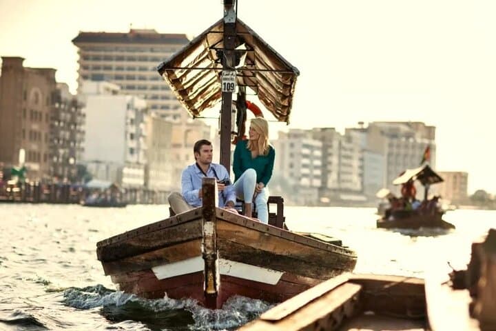 Private Old Dubai Heritage Tour: Abra Ride, Souks & Blue Mosque Experience photo 3