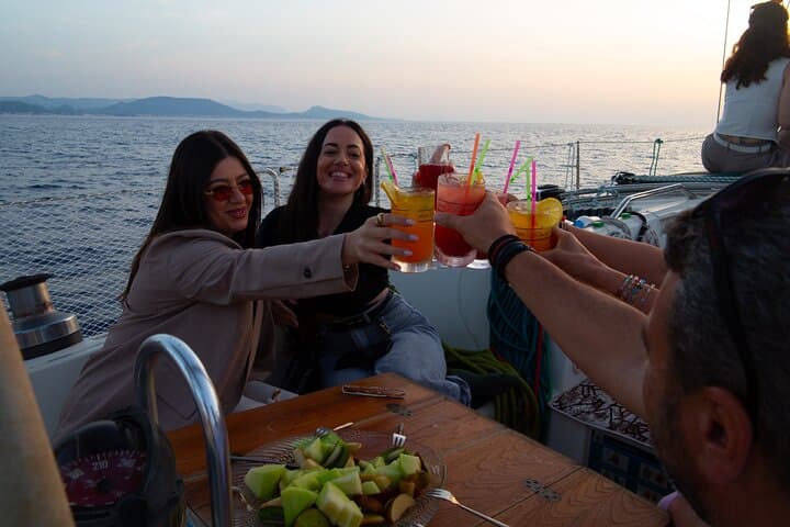 Deluxe Sunset Dinner Sail on Rhodes' East Coast — Vietnamese Cuisine & Champagne photo 2