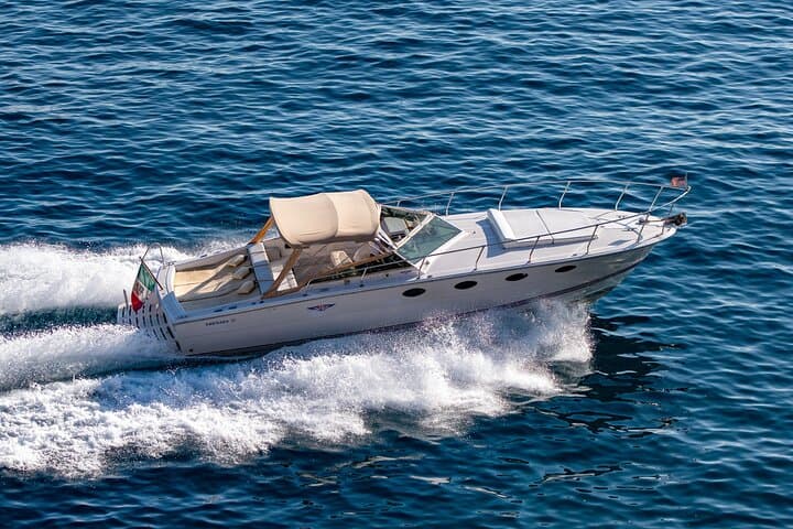 Full-Day Amalfi Coast Boat Excursion aboard My Tornado Classic 38