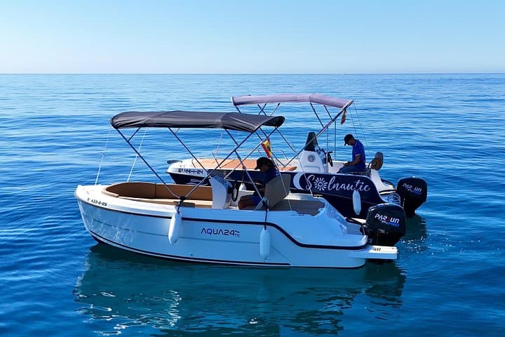 Unlicensed Boat Rental in Marbella: Trimaran Day Hire & Coastal Self-Guided Cruise photo 2