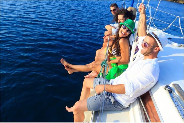 Barcelona to Badalona Sunset Sail: Snack, Swim & Paddleboard on a 36‑ft French Yacht photo 6