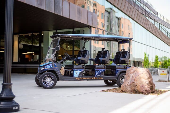 Private Golf Cart Tour of Bentonville — Guided City, Public Art & HGTV Homes