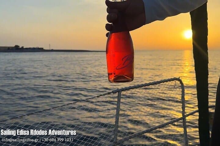 Rhodes Private Luxury Sunset Cruise to Kallithea Springs with Wine & Champagne photo 4