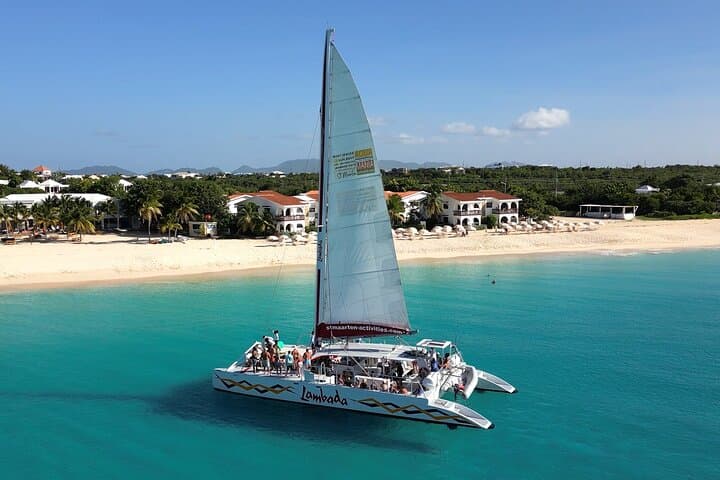 Prickly Pear Catamaran Day Trip from St Maarten — Snorkel & Lunch on Anguilla