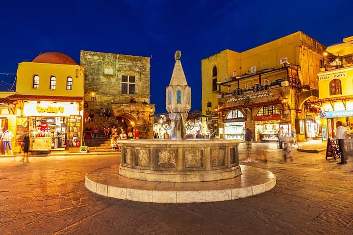 Private Rhodes Sunset and Night Lights Tour: Monte Smith to Old Town photo 4