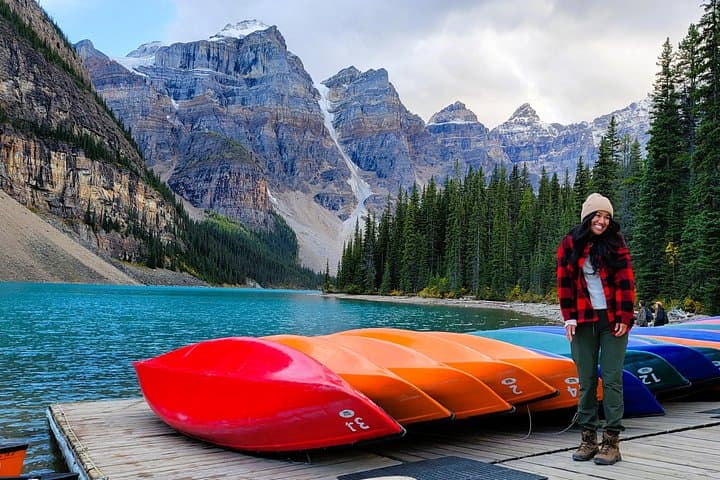 Banff Mountain Adventure: Hike Johnston Canyon, Canoe Lake Louise & Rockpile Views