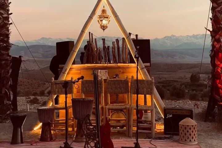 Agafay Desert Camel Ride, Sunset Dinner & Fire Show Near Marrakech photo 5