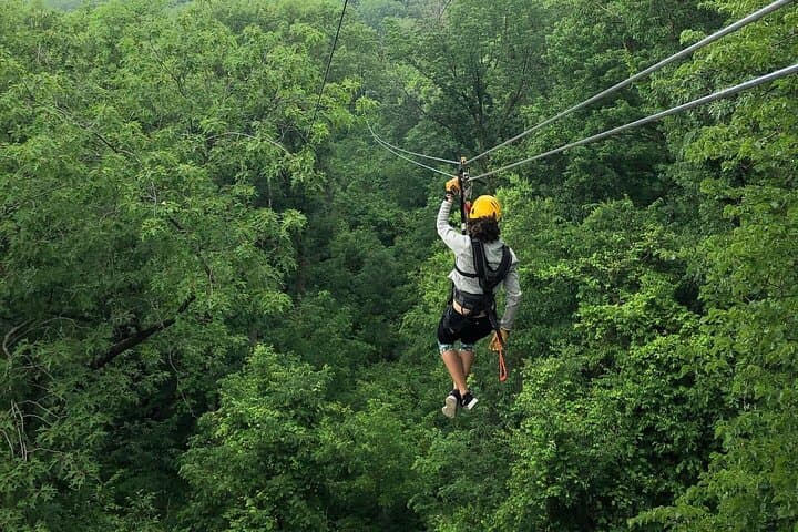 Zipline Adventure in Galena — Long Hollow Canopy Tours 1,250-Foot Zipline photo 1