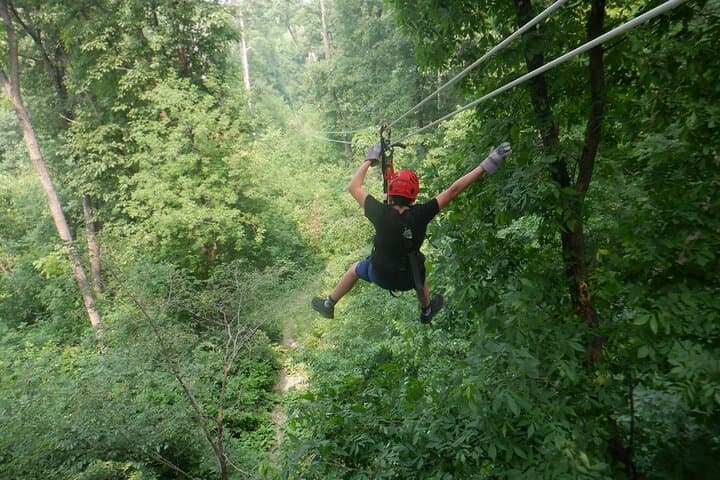 Zipline Adventure in Galena — Long Hollow Canopy Tours 1,250-Foot Zipline photo 3