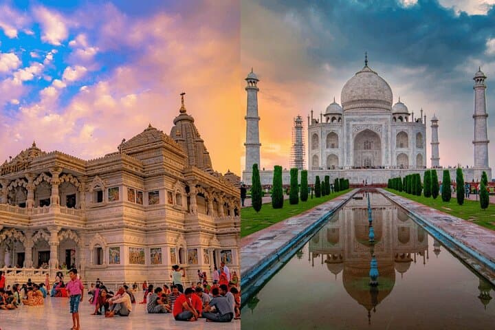 Private Mathura-Vrindavan and Taj Mahal Day Tour from Delhi