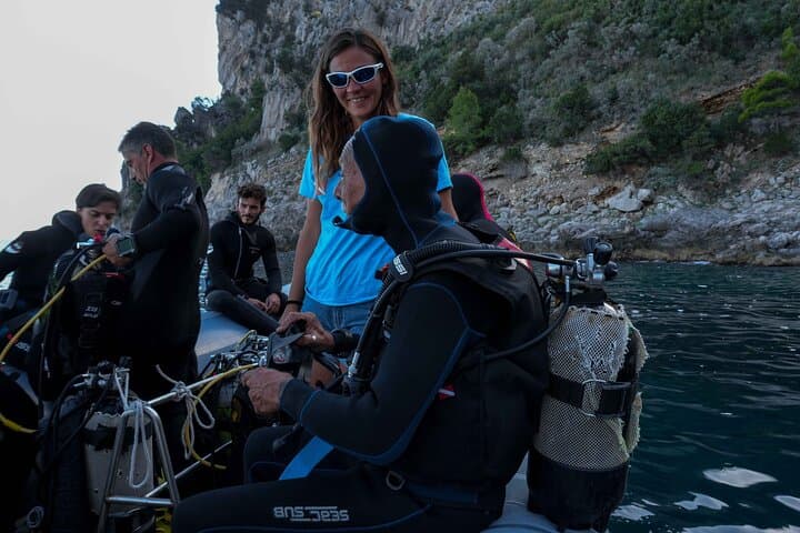 Discovery Scuba Diving in Punta Campanella: Beginner Guided Shallow Dive from Sorrento