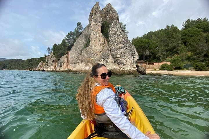 Arrábida Kayak Tour to Secret Beaches: 3-Hour Coastal Paddle from Setúbal photo 1