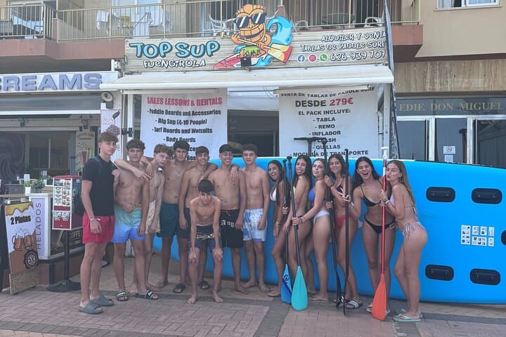 Giant SUP in Fuengirola: 1-Hour Group Paddle-Board Rental on the Costa del Sol photo 4