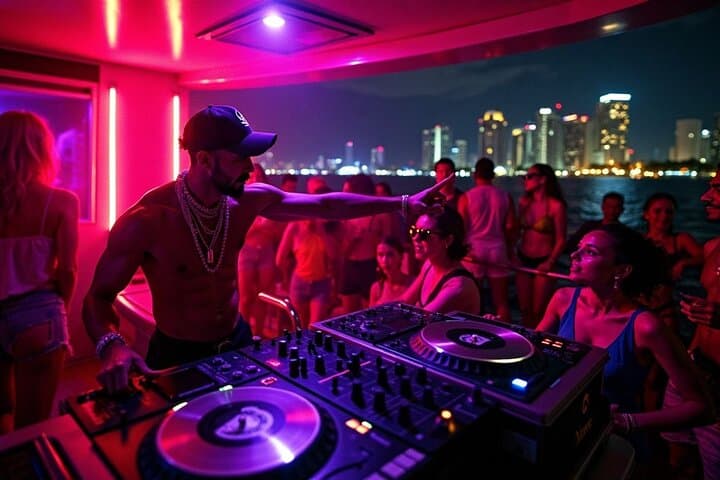 Neon Nights Miami Yacht Party: 3-Hour Open Bar Cruise photo 3