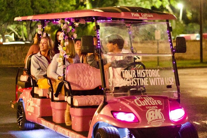Haunted in Pink Ghost Tour St. Augustine: Nighttime Golf Cart Paranormal Experience photo 2
