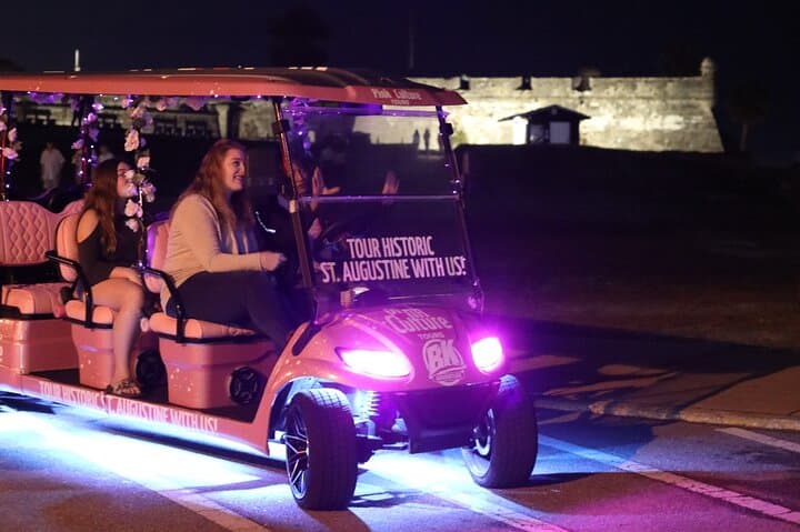 Haunted in Pink Ghost Tour St. Augustine: Nighttime Golf Cart Paranormal Experience photo 3