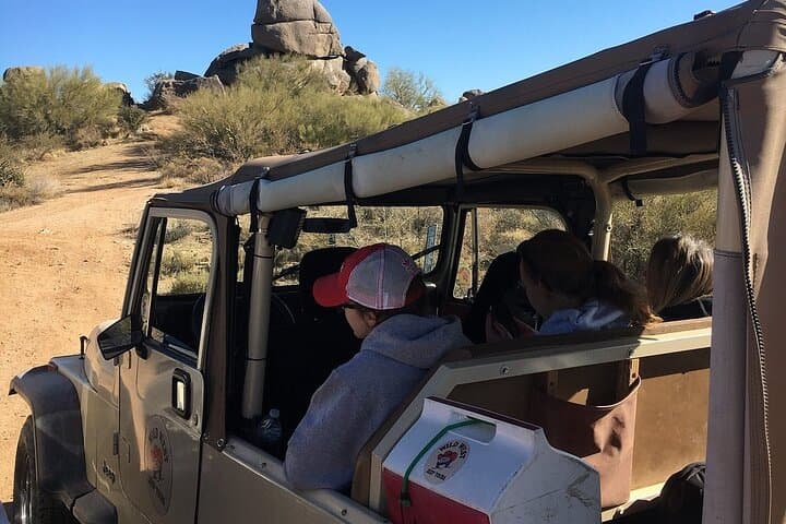 Sunset Great Western Trail Jeep Tour in Scottsdale's Sonoran Desert
