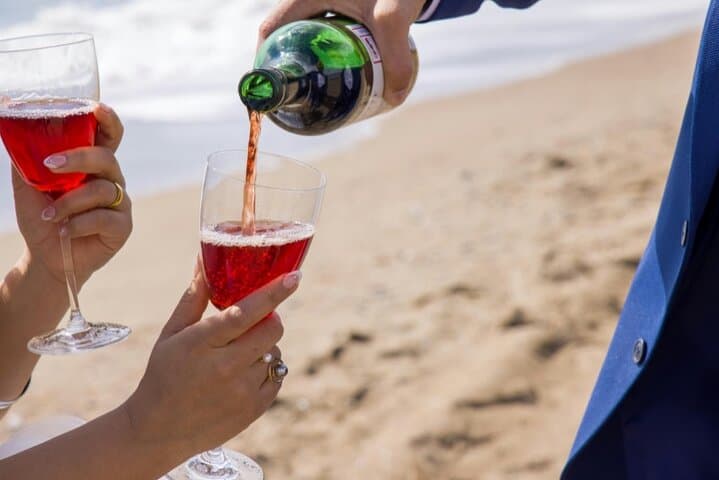 Romantic Night at Aphrodite's Rock: Sunset Swim & Wine near Paphos