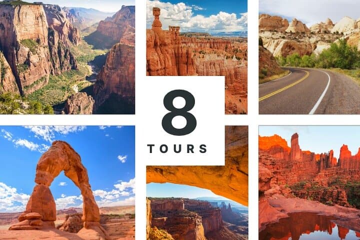 Utah Mighty 5 Audio Driving Bundle: Self-Guided Tours of Arches, Canyonlands, Zion, Bryce & Capitol Reef