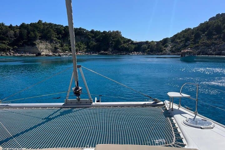 Half-Day Rhodes Catamaran Cruise to Anthony Quinn Bay & Kallithea Springs photo 2