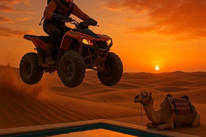 Agafay Desert Dinner Show: Camel Rides, Quad Bikes & Berber Feast from Marrakech