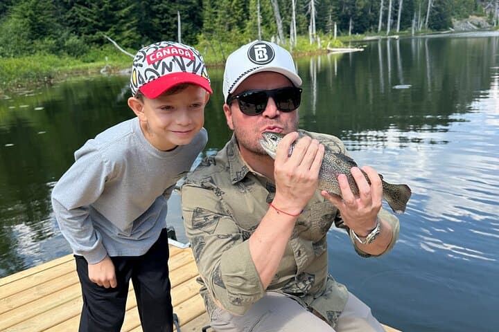 Whistler Beginner Fishing Tour in Callaghan Valley — Family Rainbow Trout Fishing & 4x4 Ride