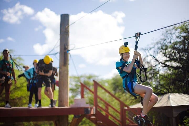 Oahu 3-Zipline Adventure from Waikiki — Guided Zipline Tour with Transport photo 2