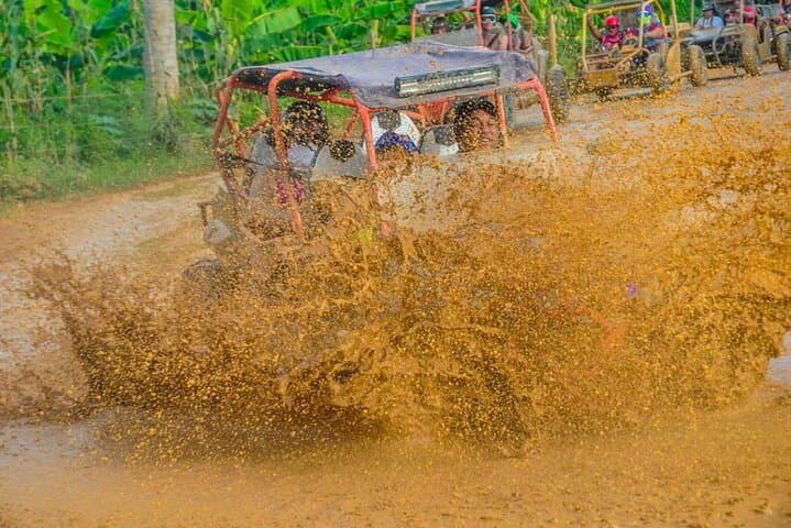 Sunset-Polaris-4WD-Buggy-Tour-and-Cenote-Swim-in-Punta-Cana photo 6