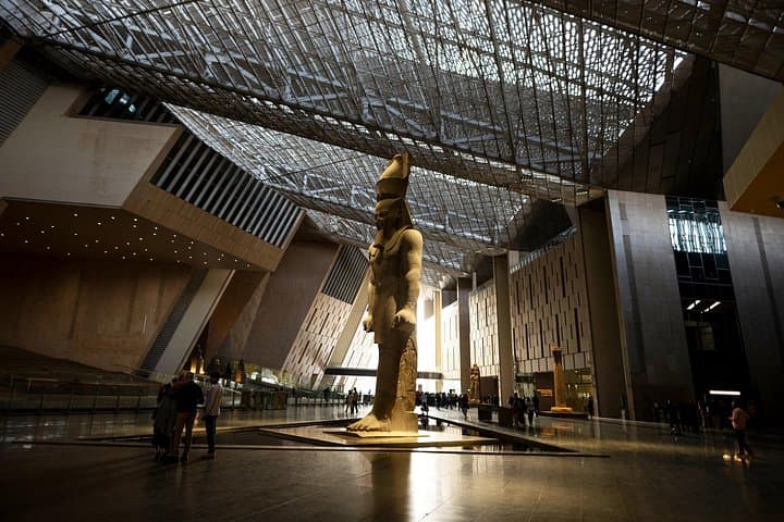 Private Cairo Day Tour from Hurghada: Pyramids, Grand Egyptian Museum & Khan El Khalili in One Day photo 2