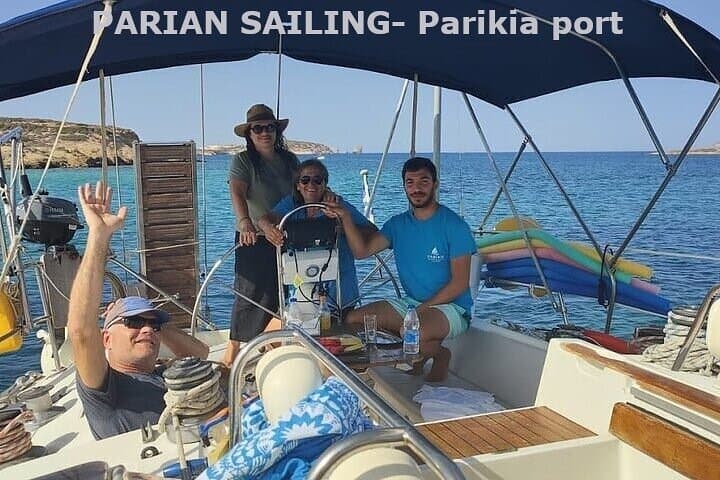 Parikia Bay Sunset Sailing Cruise: Swim, Sip and Sunset on Paros photo 5