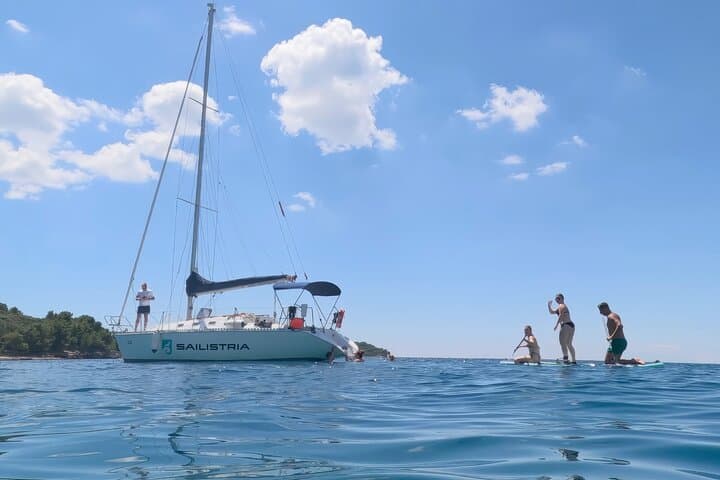 Private Pula Sailing Tour: 4-Hour Customizable Sail, Snorkel & SUP photo 2