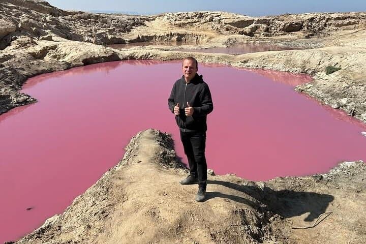 Dead Sea Salt Beach & Pink Lake Private Tour from Amman — Float, Mud and Photo Stops