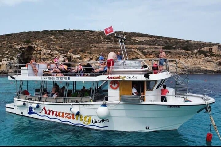 Malta Coastline Cruise to Comino's Blue Lagoon & Crystal Lagoon photo 4