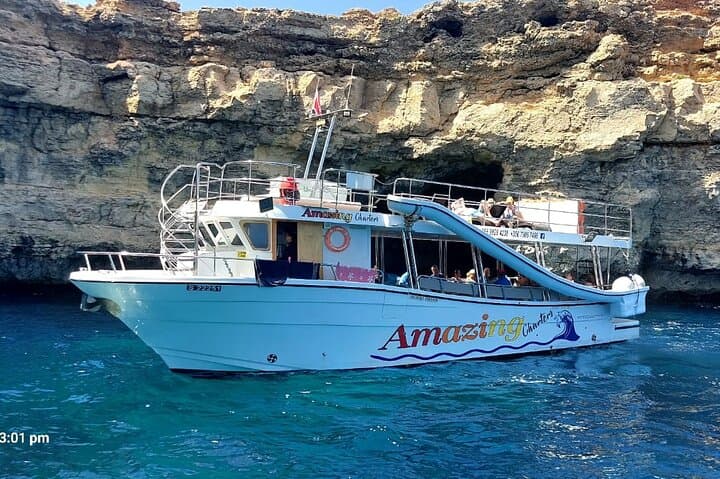 Malta Coastline Cruise to Comino's Blue Lagoon & Crystal Lagoon photo 6