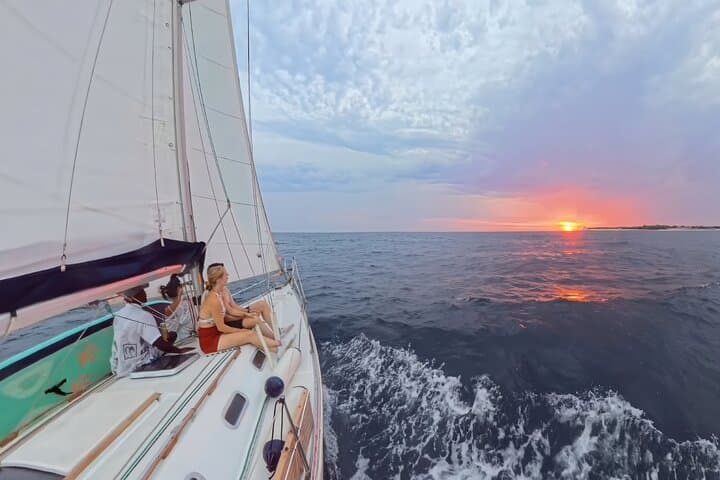 Pula Private Golden Hour Sail: Sunset Cruise to Brijuni & Dolphin Watching