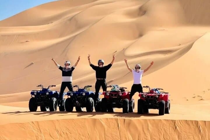 Erg Chebbi Quad Bike Adventure in Merzouga: Dune Riding and Desert Tour