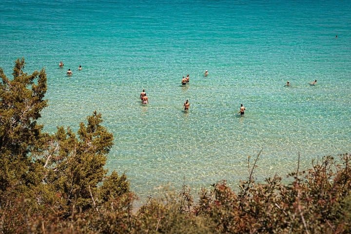 Voulisma Beach Day Trip from Heraklion — Golden Beach near Agios Nikolaos