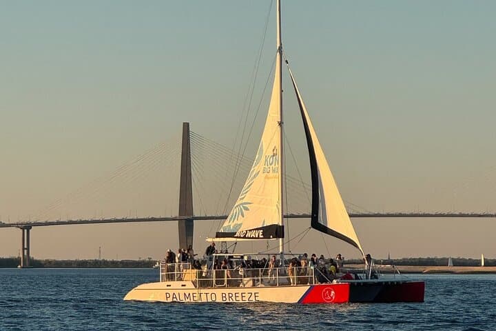 Aloha Wednesday Sunset Sail on Charleston Harbor — 2-Hour Catamaran with Complimentary Drinks