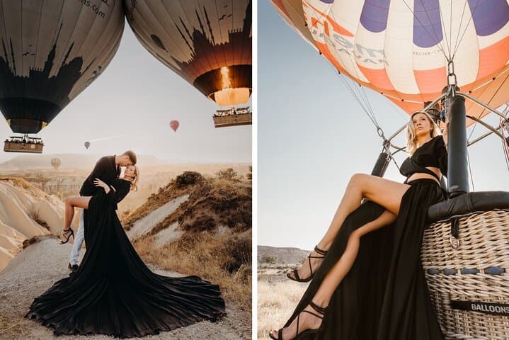 Cappadocia Sunrise Photoshoot with Hot Air Balloons — Private Göreme Session photo 6